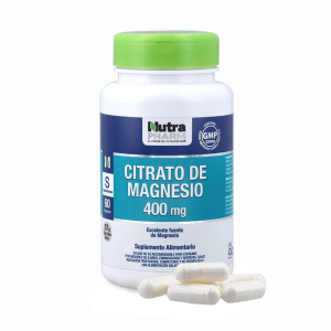 Suplemento Nutrapharm Citrato de Magnesio 400 mg